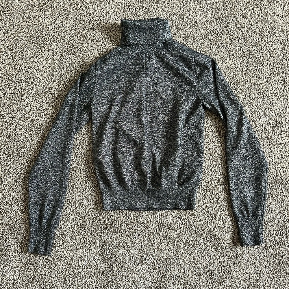 Abercrombie Kids Turtleneck Metalic Sweater size small